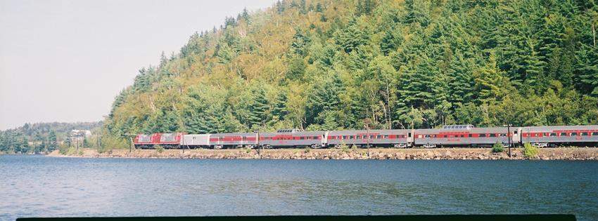 Photo of Acadian Tourist Train on NB Southern Railway.