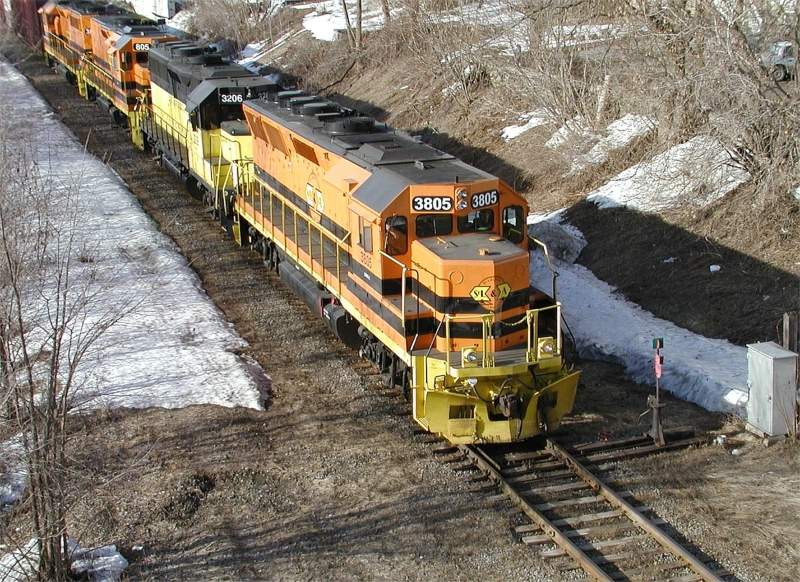 Photo of SL&A southbound at Windsor,Quebec