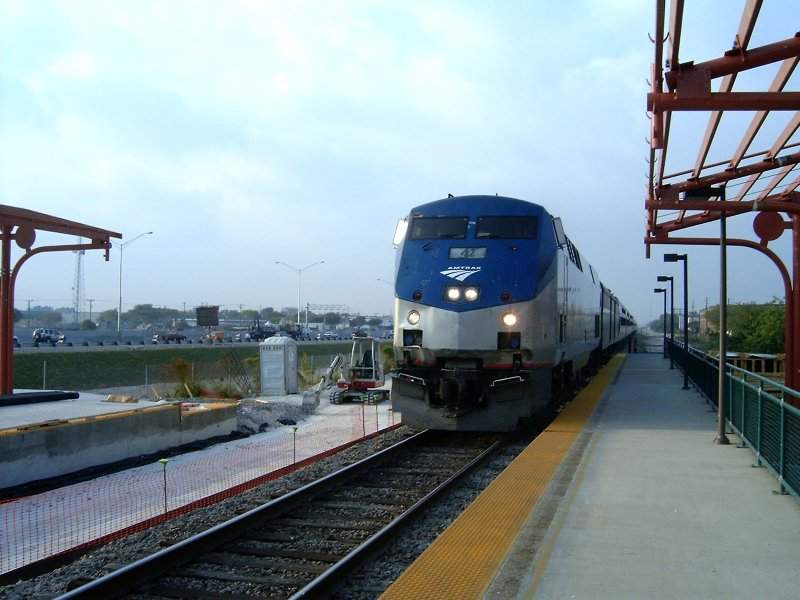 Photo of NB Silver Meteor arrival in Delray Beach
