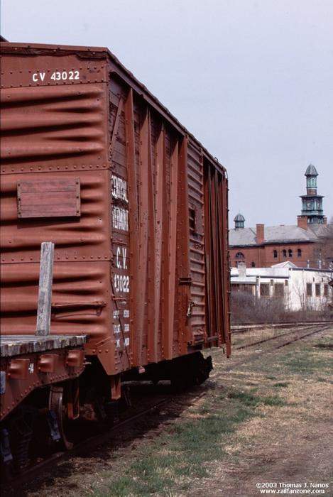 Photo of CT Eastern RR Museum's CV boxcar
