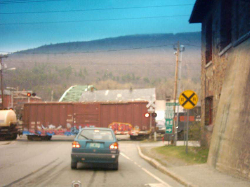 Photo of Guilford Freight Southbound In Brattleboro