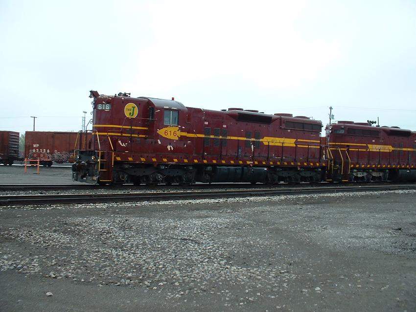 Photo of Rare (These Days) High-Nosed Ex-Missabe SD9 at Kirk Yard on the EJ&E