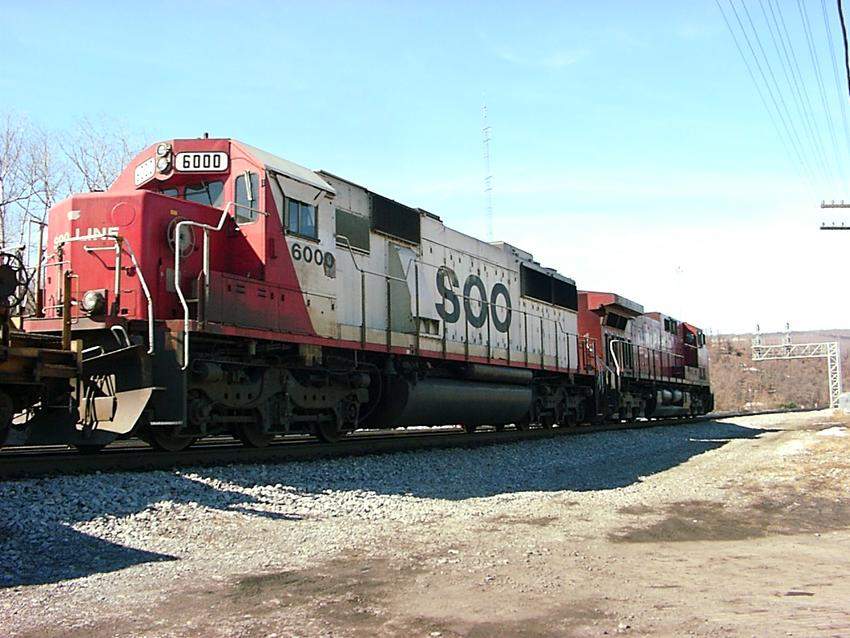 Photo of SOO 6000 passes throught Cumberland,MD