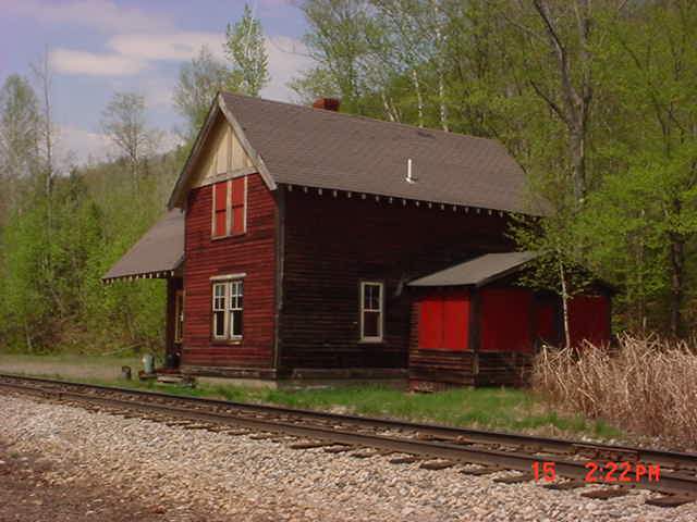 Photo of CP section house at Bodfish, ME.