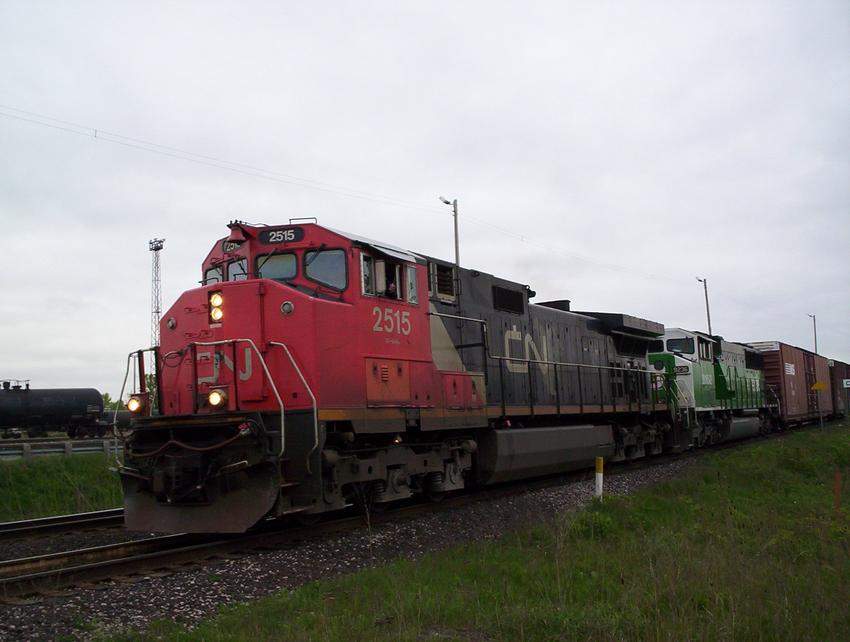 Photo of CN dash9 #2515 in Sarnia Ontario