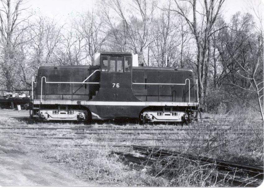 Photo of Lykens Valley Railroad No. 76 (Formerly Western Maryland Ry.)