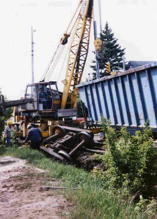 Photo of Cleanup of NHN derailment in Rochester