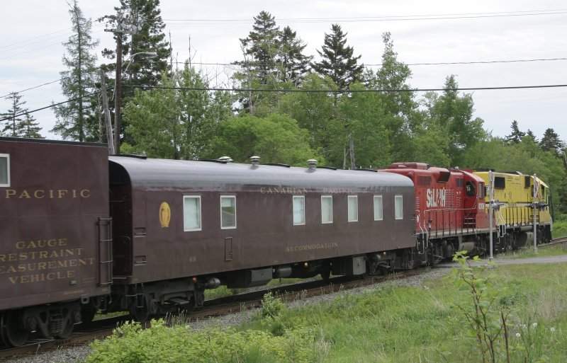 Photo of CP Inspection train on NB Southern