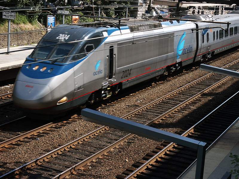 Photo of Acela Express Train 2164 to Boston at New Rochelle