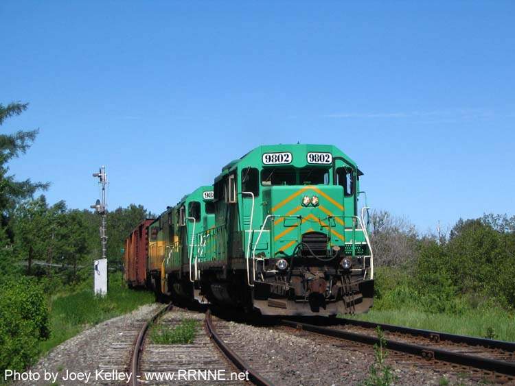 Photo of Westbound NBSR freight at Bancroft Siding