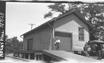 Photo of NYNHHRR Rocky Hill freight house