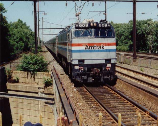 Photo of Amtrak E-60 # 609 @ Rahway, NJ