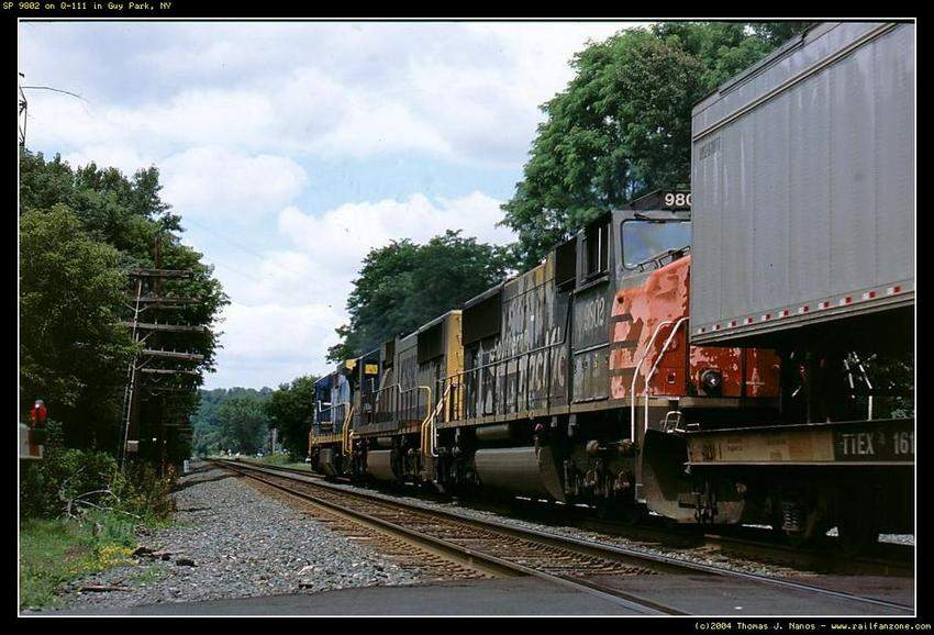 Photo of SP 9802 trailing on Q-111 in Guy Park, NY