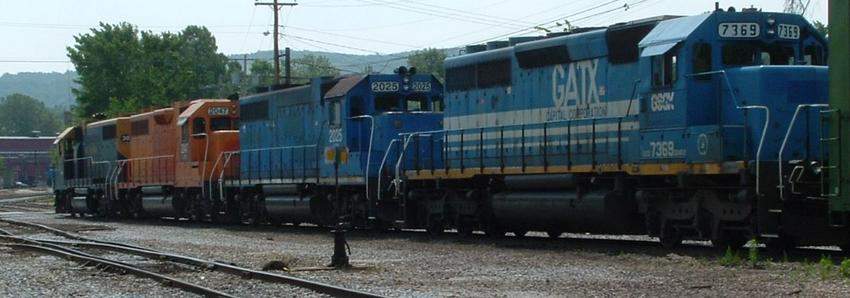 Photo of NECR train 324 Leaving St. Albans VT
