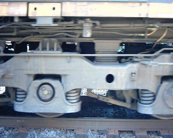 Photo of CSX locomotive truck