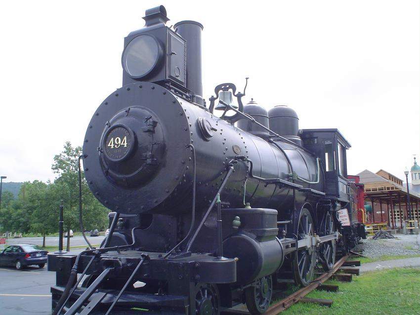 Photo of old B & M Steam Engine