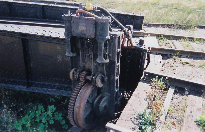 Photo of Old steam engine on the turntable