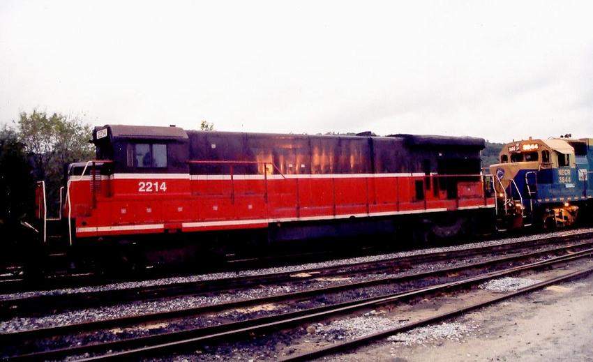 Photo of Ex-P&W 2214 at Palmer, in route to Utica