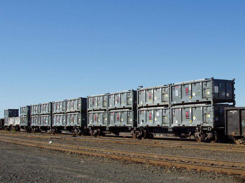 Photo of Interesting container load configuration seen at Cedar Hill