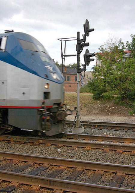 Photo of Amtrak 56 going east
