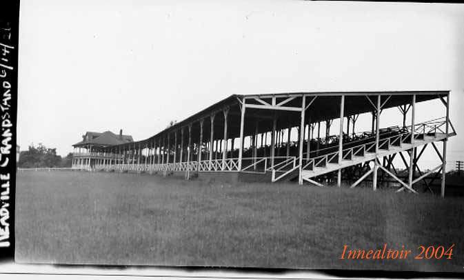 Photo of NYNHHRR-Readville racetrack Grandstand.
