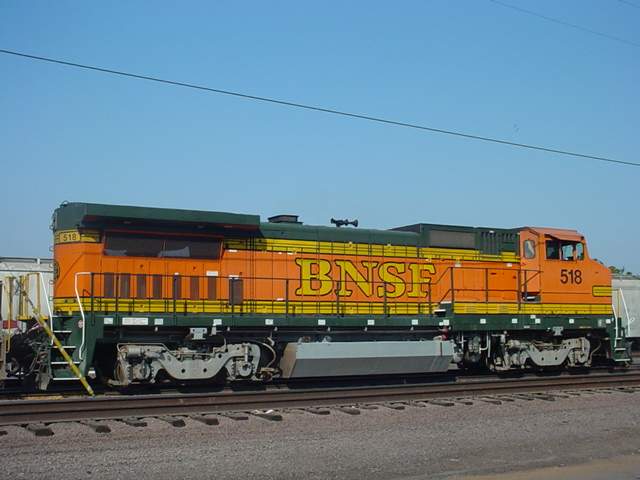 Photo of bnsf 518 at stockton ca