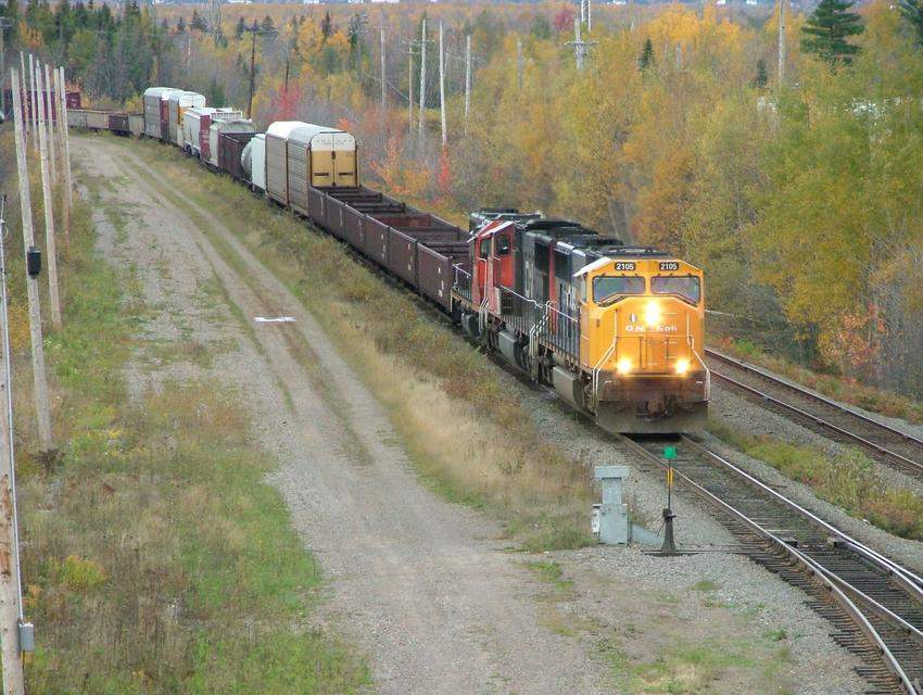 Photo of ONR 2105 On the head end of train 308 into Moncton
