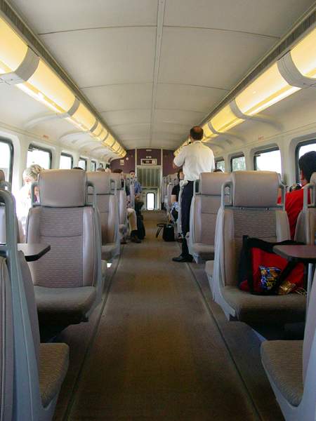 Photo of Interior view of Metrolink Coach