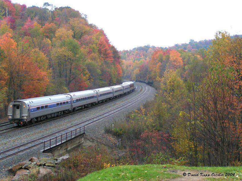 Photo of Amtrak The Pennsylvanian at Cassandra, PA