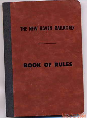Photo of NYNHHRR-Rule Book 1956