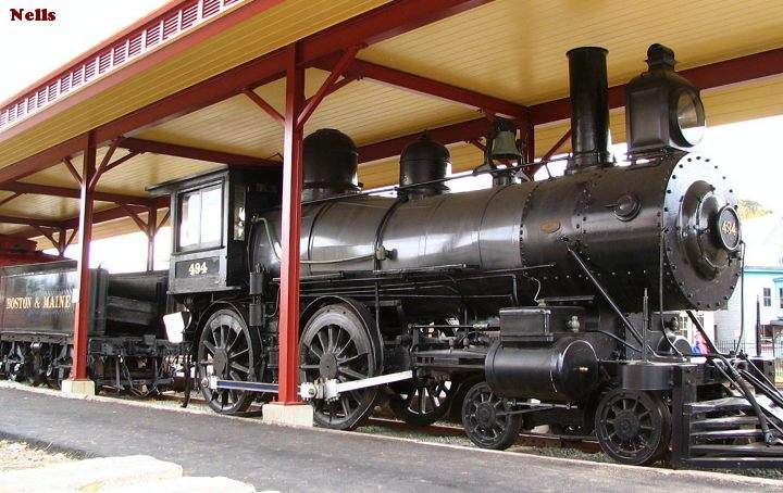 Photo of B&M steam at White River Junction VT