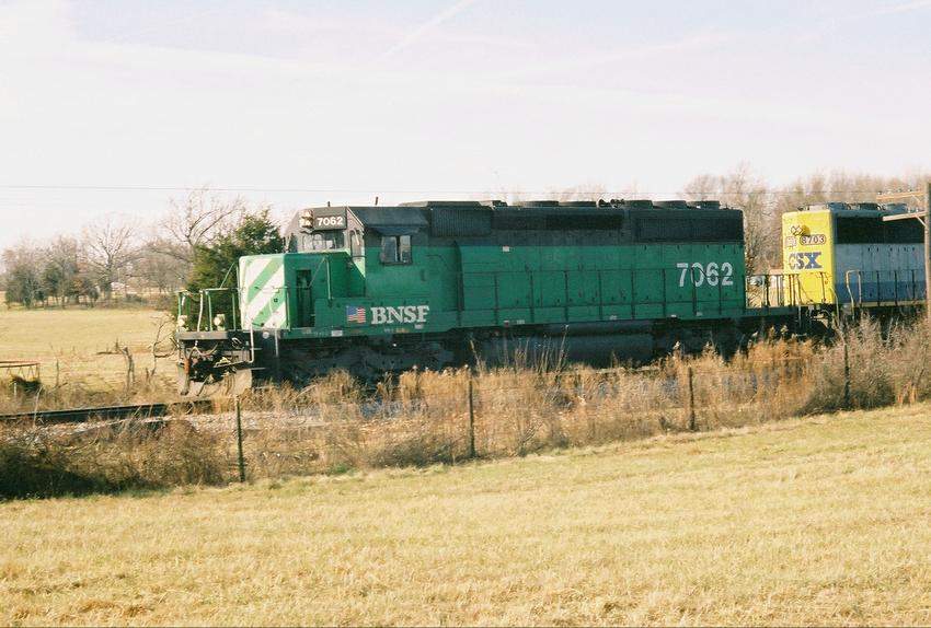 Photo of BNSF Train Christmas Day 2003