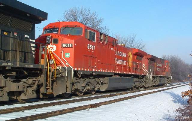 Photo of CP 8611 in Bow, NH.