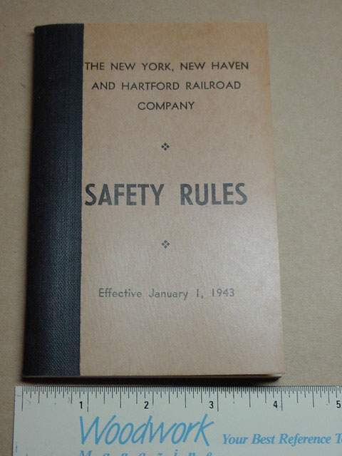 Photo of NYNHHRR-Safety Rules 1-1-1943
