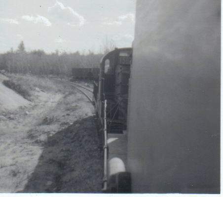 Photo of Alco pulling the gravel