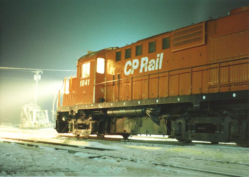Photo of CP Rail Wells River Turn Newport Yard, Newport, Vermont March '88