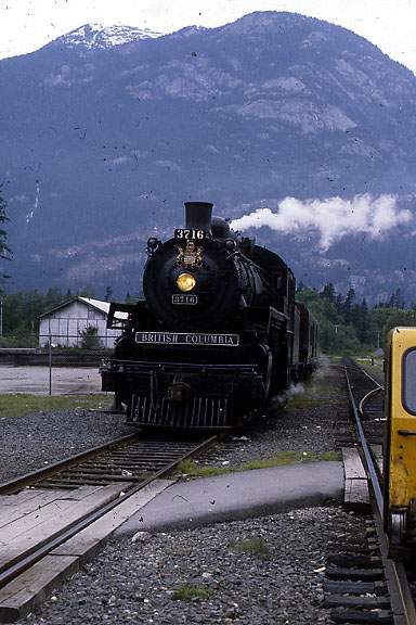 Photo of Steam on the British Columbia Railway
