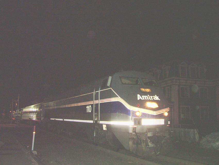 Photo of Amtrak P42DC 110 at Wallingford