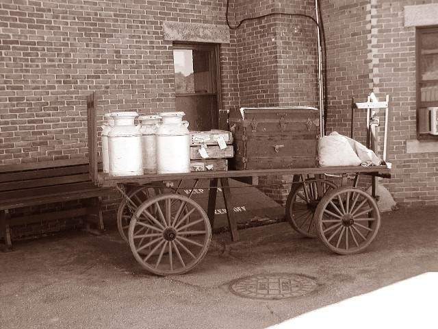 Photo of Old Baggage Wagon
