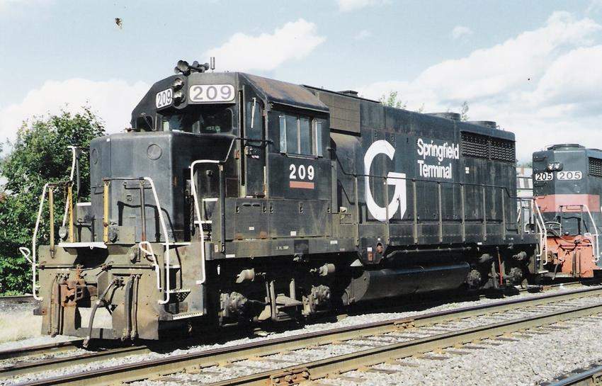 Photo of ST #209 during its first year of service on the ST