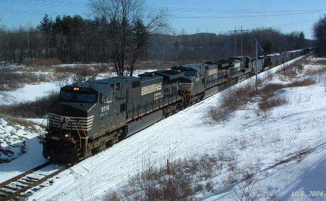 Photo of NS 9716 at Bow, NH.