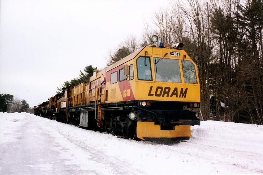 Photo of Loram Rail Grinder in Brunswick