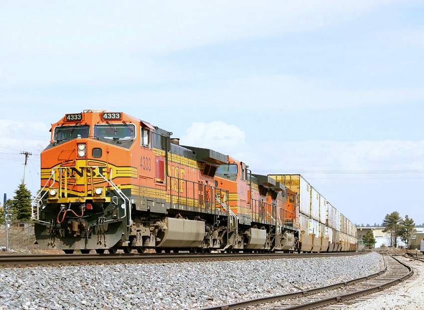 Photo of BNSF Stack Train in Flagstaff