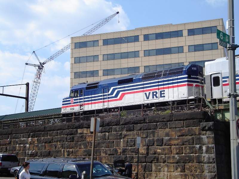Photo of Viginia Railway Express in Washington, D.C.