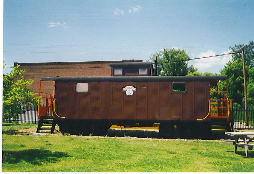 Photo of Old B&M Caboose at Energy Park in Greenfield, MA