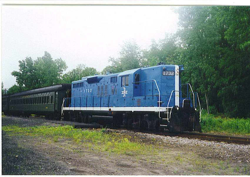 Photo of Naugatuck RR  1732 (Ex B&M 1732)  GP9 in Thomaston, CT