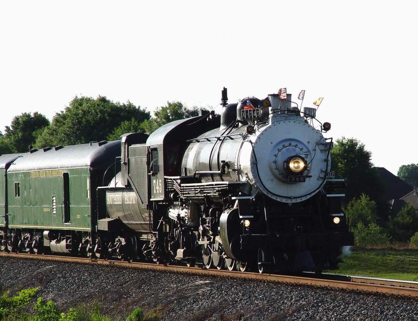 Photo of Former SP-745 on KCS rails
