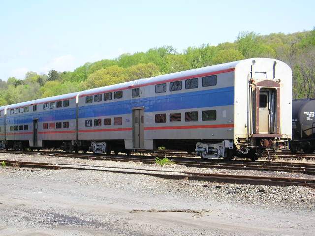 Photo of Old Metra cars in New York