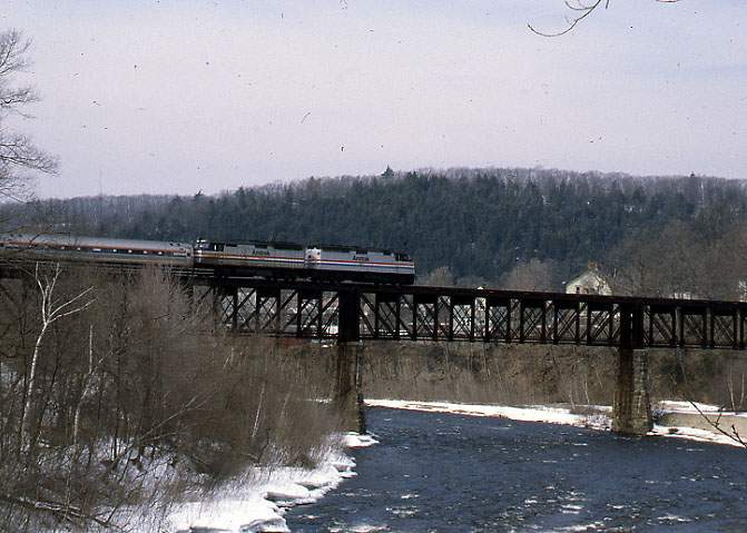 Photo of Amtrak Passenger at Millers Falls, MA