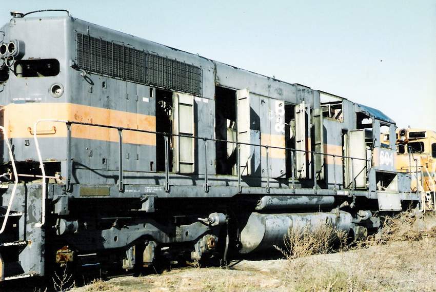 Photo of B&M #691 retired in the Waterville Deadlines